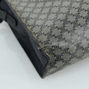 CELINE Macadam Canvas Shoulder Bag Coated Canvas Navy Auth yk16460-14