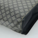 CELINE Macadam Canvas Shoulder Bag Coated Canvas Navy Auth yk16460-15