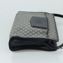 CELINE Macadam Canvas Shoulder Bag Coated Canvas Navy Auth yk16460-3