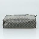 CELINE Macadam Canvas Shoulder Bag Coated Canvas Navy Auth yk16460-5