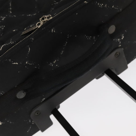 CHANEL New Travel Line Suitcase Nylon Black CC Auth yk16489