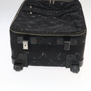 CHANEL New Travel Line Suitcase Nylon Black CC Auth yk16489-5