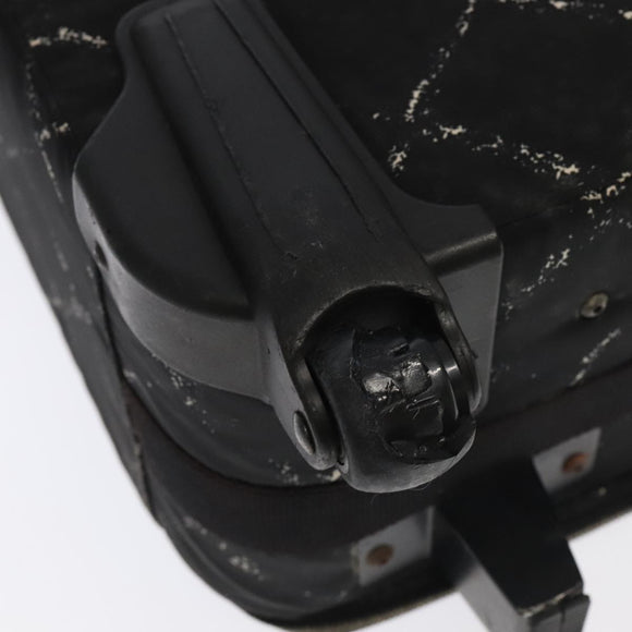 CHANEL New Travel Line Suitcase Nylon Black CC Auth yk16489