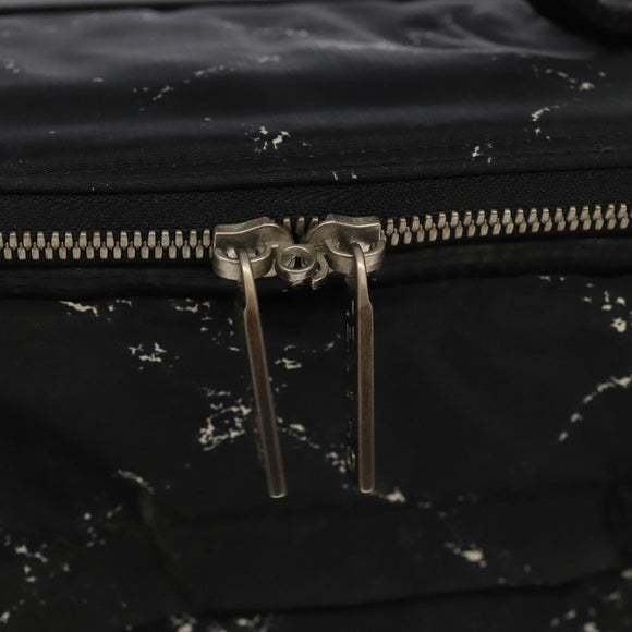 CHANEL New Travel Line Suitcase Nylon Black CC Auth yk16489