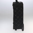 CHANEL New Travel Line Suitcase Nylon Black CC Auth yk16489-3