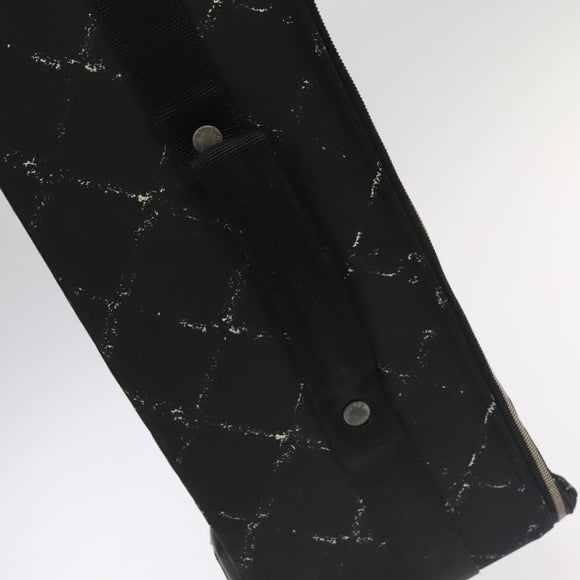 CHANEL New Travel Line Suitcase Nylon Black CC Auth yk16489