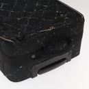 CHANEL New Travel Line Suitcase Nylon Black CC Auth yk16489-7