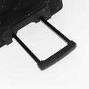 CHANEL New Travel Line Suitcase Nylon Black CC Auth yk16489-8