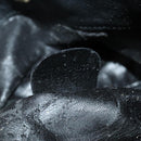 GUCCI Bamboo Hand Bag Leather 2way Black Gold Auth yk16493-12