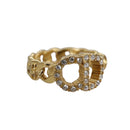 Christian Dior Ring metal Gold Auth yk16507-1