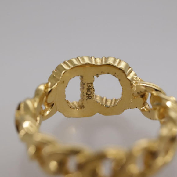 Christian Dior Ring metal Gold Auth yk16507
