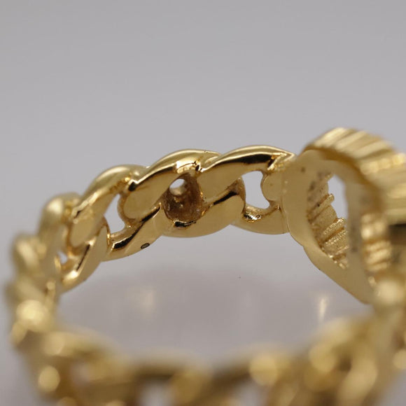 Christian Dior Ring metal Gold Auth yk16507