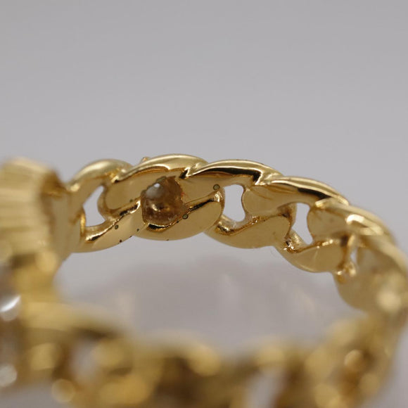 Christian Dior Ring metal Gold Auth yk16507