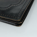 SAINT LAURENT Shoulder Bag Leather Black Auth yk16514-9