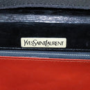 SAINT LAURENT Shoulder Bag Leather Black Auth yk16514-17