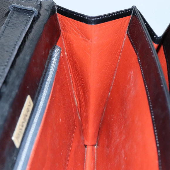 SAINT LAURENT Shoulder Bag Leather Black Auth yk16514