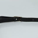 SAINT LAURENT Shoulder Bag Leather Black Auth yk16514-8