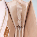 Salvatore Ferragamo Chain Shoulder Bag Leather Pink Gold Auth yk16515-19