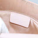 Salvatore Ferragamo Chain Shoulder Bag Leather Pink Gold Auth yk16515-12