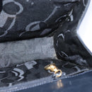 Salvatore Ferragamo Gancini Shoulder Bag Leather Black Gold Auth yk16533-10