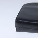 Salvatore Ferragamo Gancini Shoulder Bag Leather Black Gold Auth yk16533-14