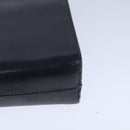 Salvatore Ferragamo Gancini Shoulder Bag Leather Black Gold Auth yk16533-15