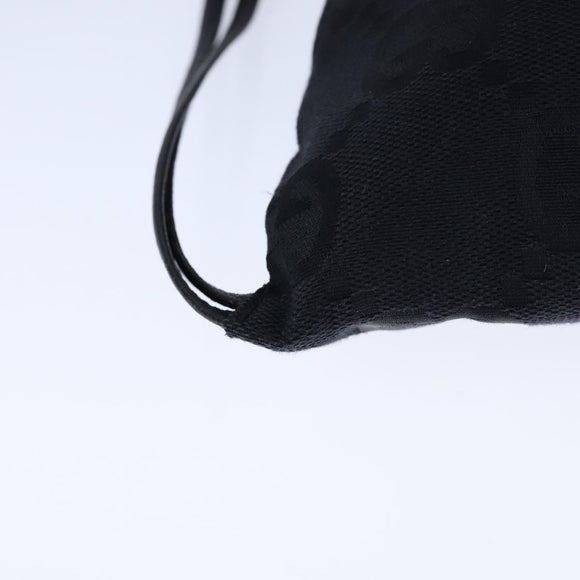 GUCCI GG Canvas Purse Pouch Black 039 1046 Auth yk16535