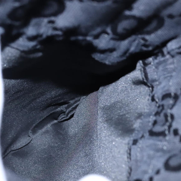 GUCCI GG Canvas Purse Pouch Black 039 1046 Auth yk16535