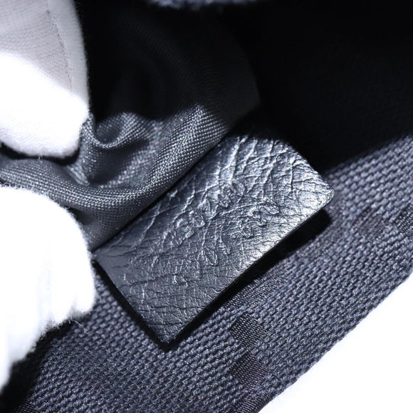 GUCCI GG Canvas Purse Pouch Black 039 1046 Auth yk16535