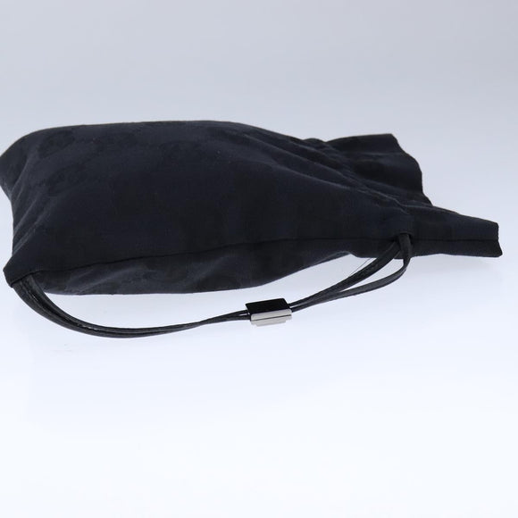 GUCCI GG Canvas Purse Pouch Black 039 1046 Auth yk16535