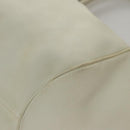 Salvatore Ferragamo Gancini Hand Bag Leather White Silver Auth yk16589-16