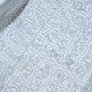 Salvatore Ferragamo Gancini Hand Bag Leather White Silver Auth yk16589-11