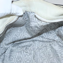 Salvatore Ferragamo Gancini Hand Bag Leather White Silver Auth yk16589-22