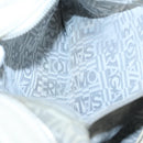 Salvatore Ferragamo Gancini Hand Bag Leather White Silver Auth yk16589-24