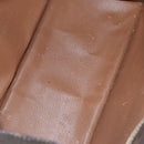 CELINE Macadam Canvas Hand Bag PVC Leather Brown Gold Auth yk16623-10