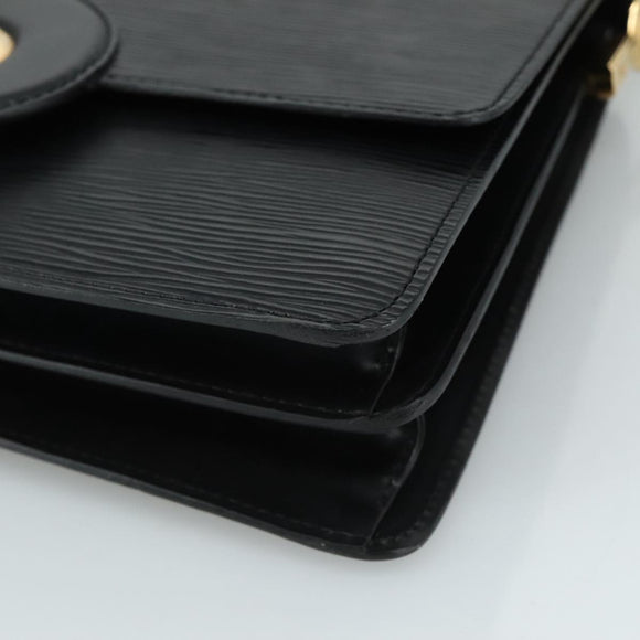 LOUIS VUITTON Epi Free Run Shoulder Bag Black M52402 LV Auth yk16660