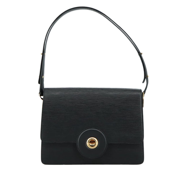 LOUIS VUITTON Epi Free Run Shoulder Bag Black M52402 LV Auth yk16660