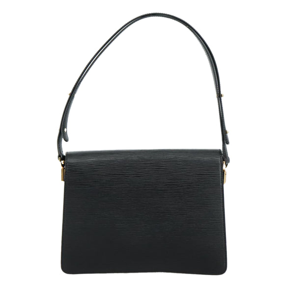 LOUIS VUITTON Epi Free Run Shoulder Bag Black M52402 LV Auth yk16660