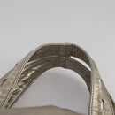 Salvatore Ferragamo Gancini Hand Bag Leather Gold Tone Auth yk16674-8