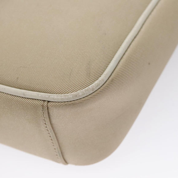 BURBERRY Nova Check Shoulder Bag Canvas Beige Auth yk16685