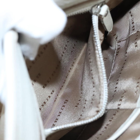 BURBERRY Nova Check Shoulder Bag Canvas Beige Auth yk16685