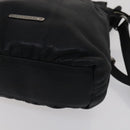 BURBERRY Shoulder Bag Leather Black Auth yk16686-9