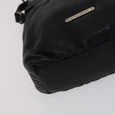 BURBERRY Shoulder Bag Leather Black Auth yk16686-14