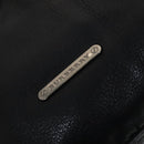 BURBERRY Shoulder Bag Leather Black Auth yk16686-17