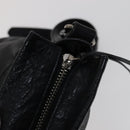 BURBERRY Shoulder Bag Leather Black Auth yk16686-11