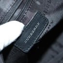 BURBERRY Shoulder Bag Leather Black Auth yk16686-18