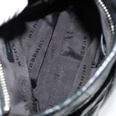 BURBERRY Shoulder Bag Leather Black Auth yk16686-12