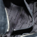 BURBERRY Shoulder Bag Leather Black Auth yk16686-21