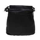 BURBERRY Shoulder Bag Leather Black Auth yk16686-2