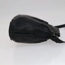 BURBERRY Shoulder Bag Leather Black Auth yk16686-3
